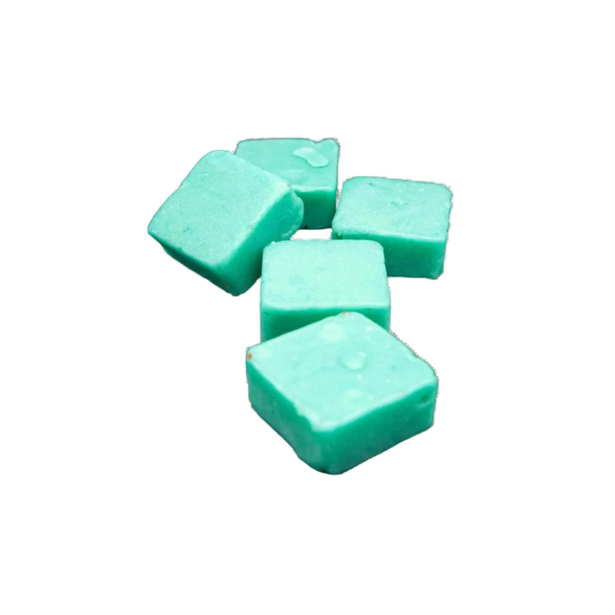 Delta-9 Crazy Chews 150mg Blue Razz – vibrant blue raspberry-flavored THC edible squares with a smooth, chewy texture, infused with 150mg Delta-9 THC for a bold, fruity experience.
