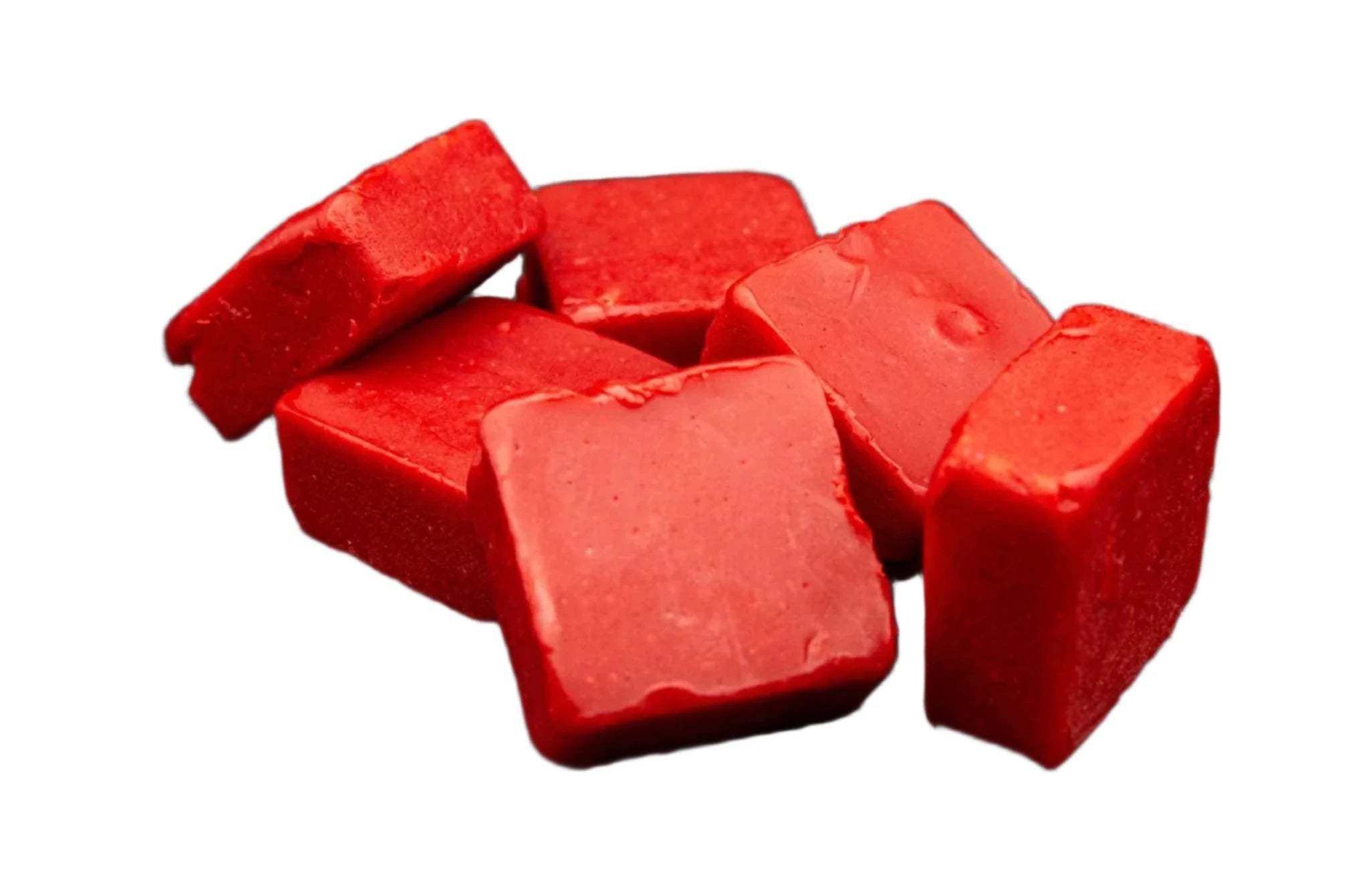 Delta-9 Crazy Chews 150mg Cherry Punch – bright red cherry punch-flavored THC edible squares, packed with 150mg Delta-9 THC and a juicy, tangy bite in every soft chew.